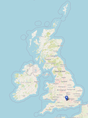 Map showing Web-Tastic location in Tilehurst, Reading, UK